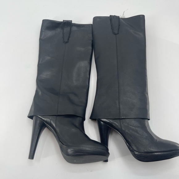 Dolce by Mojo Moxy Alannah Black leather Boots Women size 6.5 - Picture 4 of 15